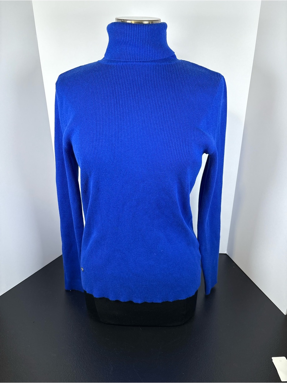 Ralph Lauren Cobalt Blue Turtleneck Sweater - Women